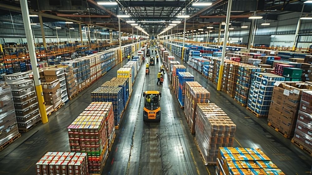 Industrial warehousing and logistics handling