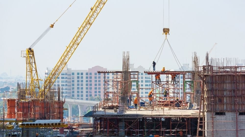 Heavy construction infrastructure project