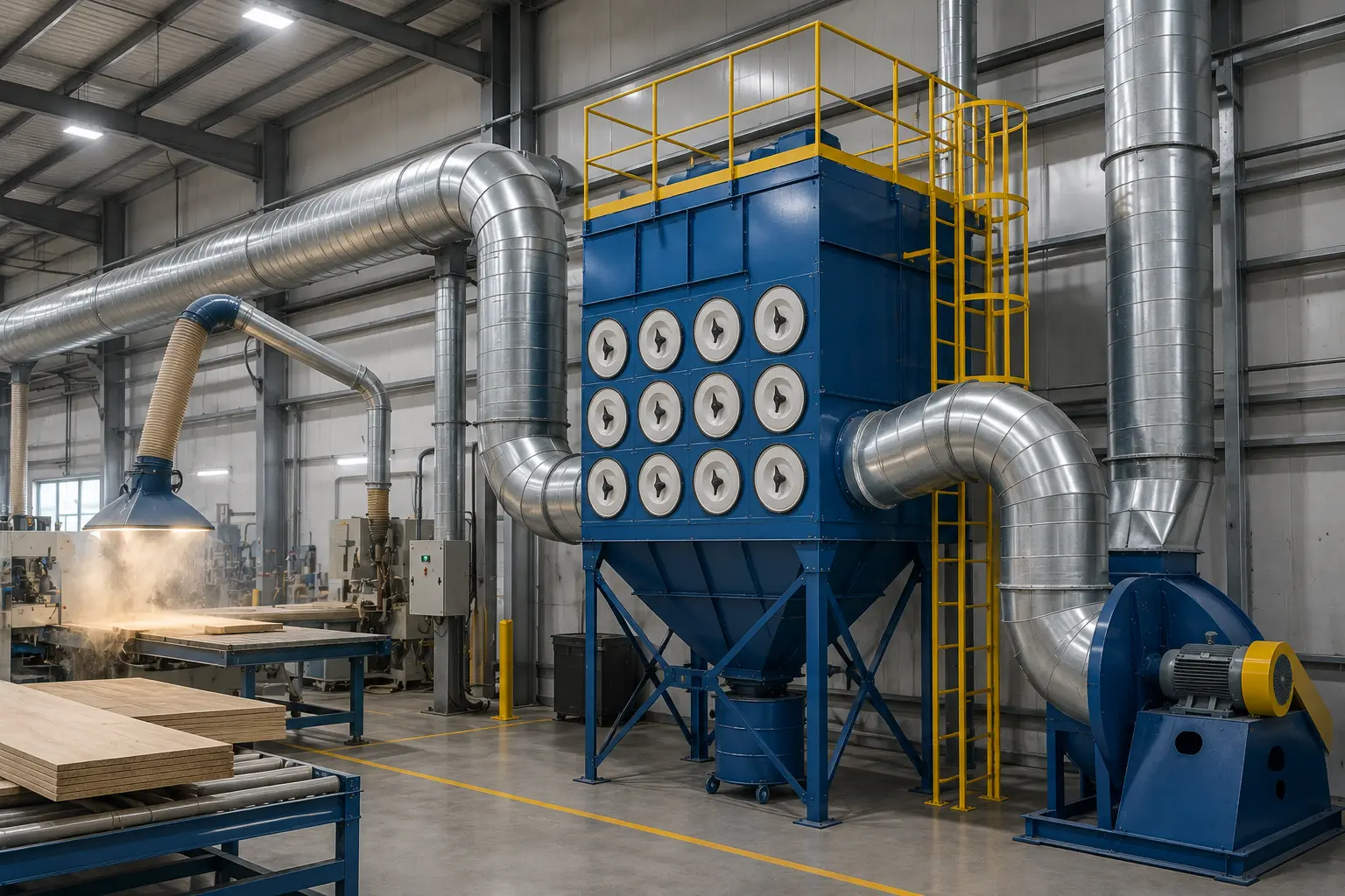 How Dust Collection Systems Improve Industrial Air Quality and Workplace Safety